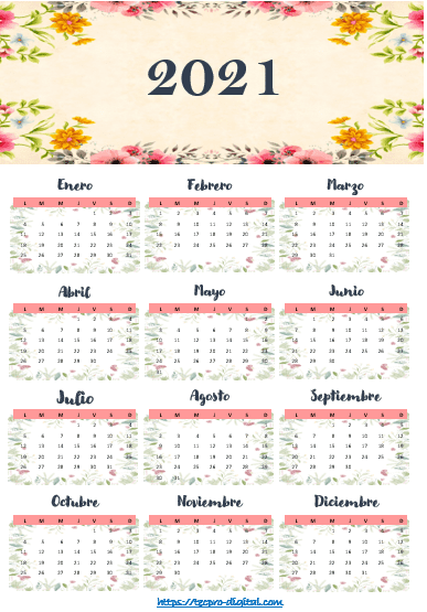 Plantillas de calendario en Word para editar