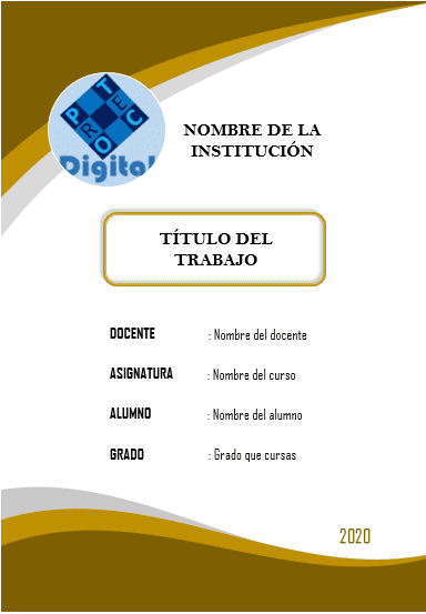 Plantillas de presentación para un trabajo en word - Tecpro Digital