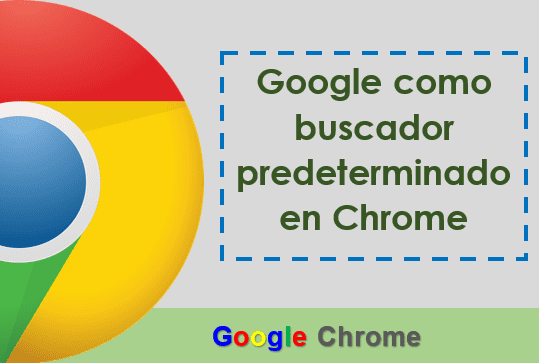 Google como buscador predeterminado en Chrome