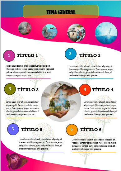 Plantillas Para Infografías En Word Gratis Tecpro Digital