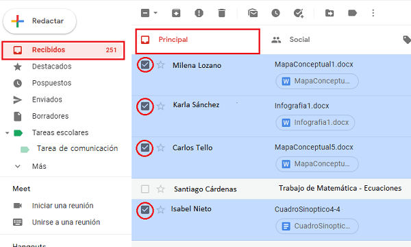 Crear carpetas en Gmail para ordenar el correo