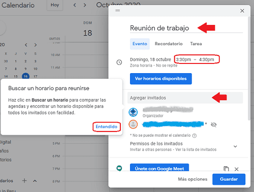 Cómo programar una reunión en Meet