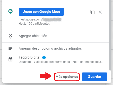 Cómo programar una reunión en Meet