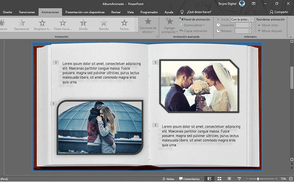 Cómo hacer un álbum digital en PowerPoint