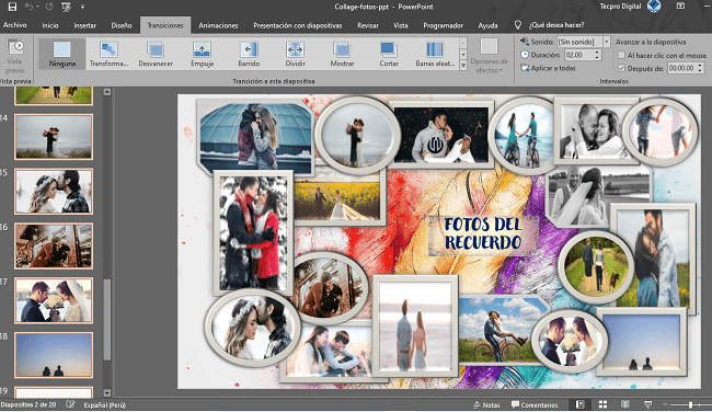 Cómo hacer un collage en PowerPoint