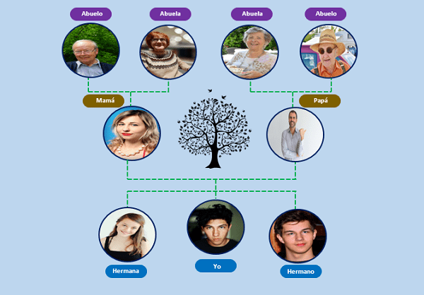 Plantilla árbol genealógico para editar en Word - Tecpro Digital