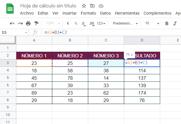 Sumar en Google Sheets números, horas y varias hojas