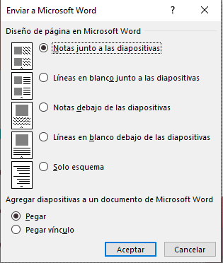 Cómo transformar o convertir PowerPoint a Word gratis