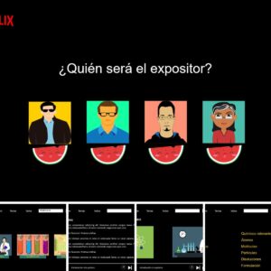 Diapositivas bonitas con temática de Netflix en PowerPoint