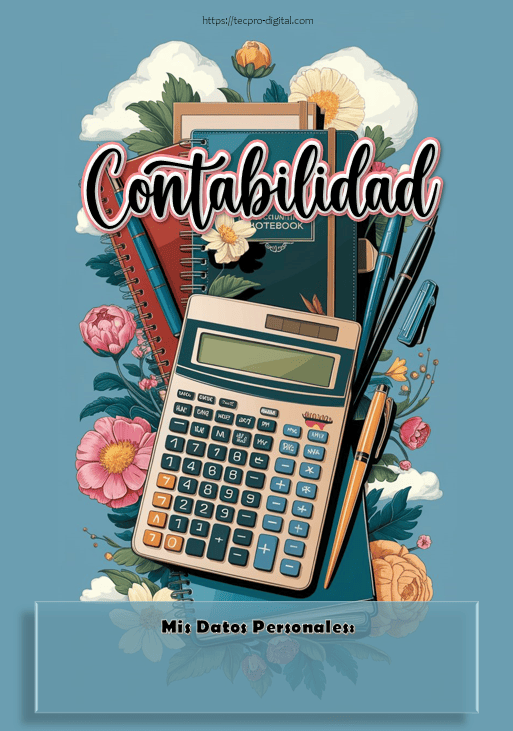 Portadas de contabilidad para cuadernos, Carátulas contables