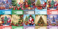 Portadas de Navidad para cuadernos gratis – Carátulas navideñas