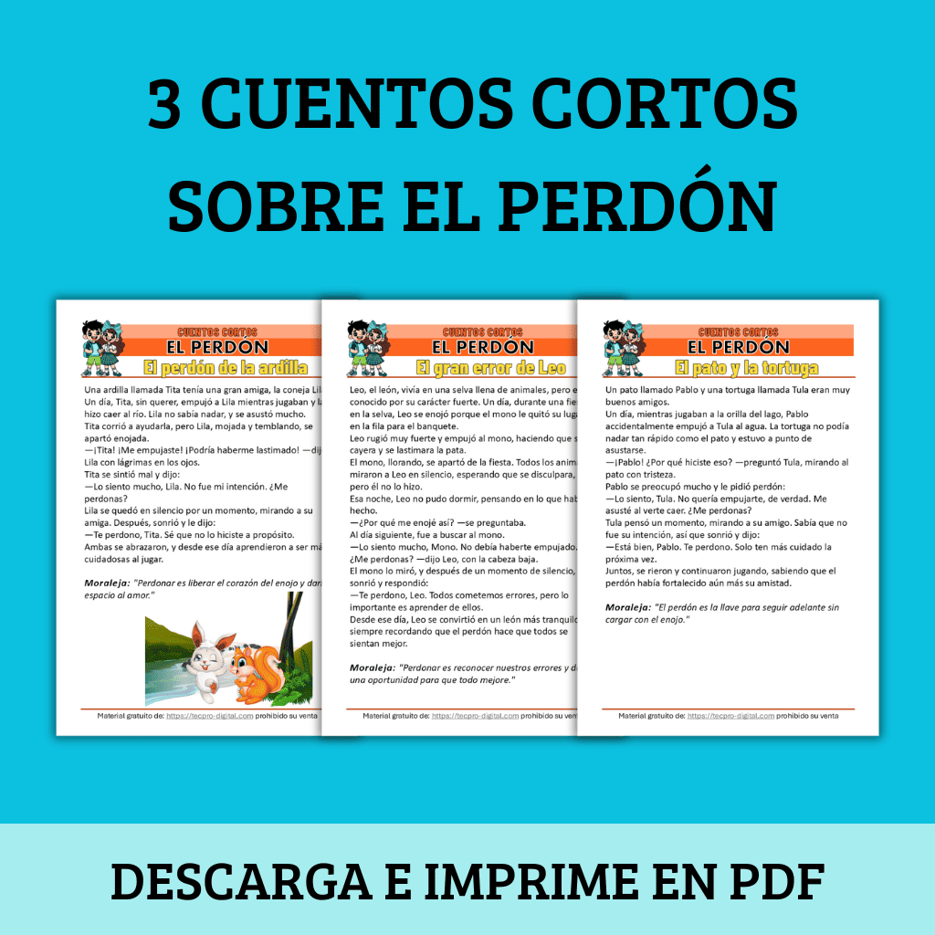 Cuento Corto sobre el Perdón para Estudiantes de Primaria