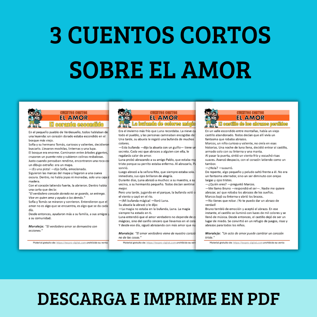 Cuentos Cortos sobre el Amor para Enseñar en Aula