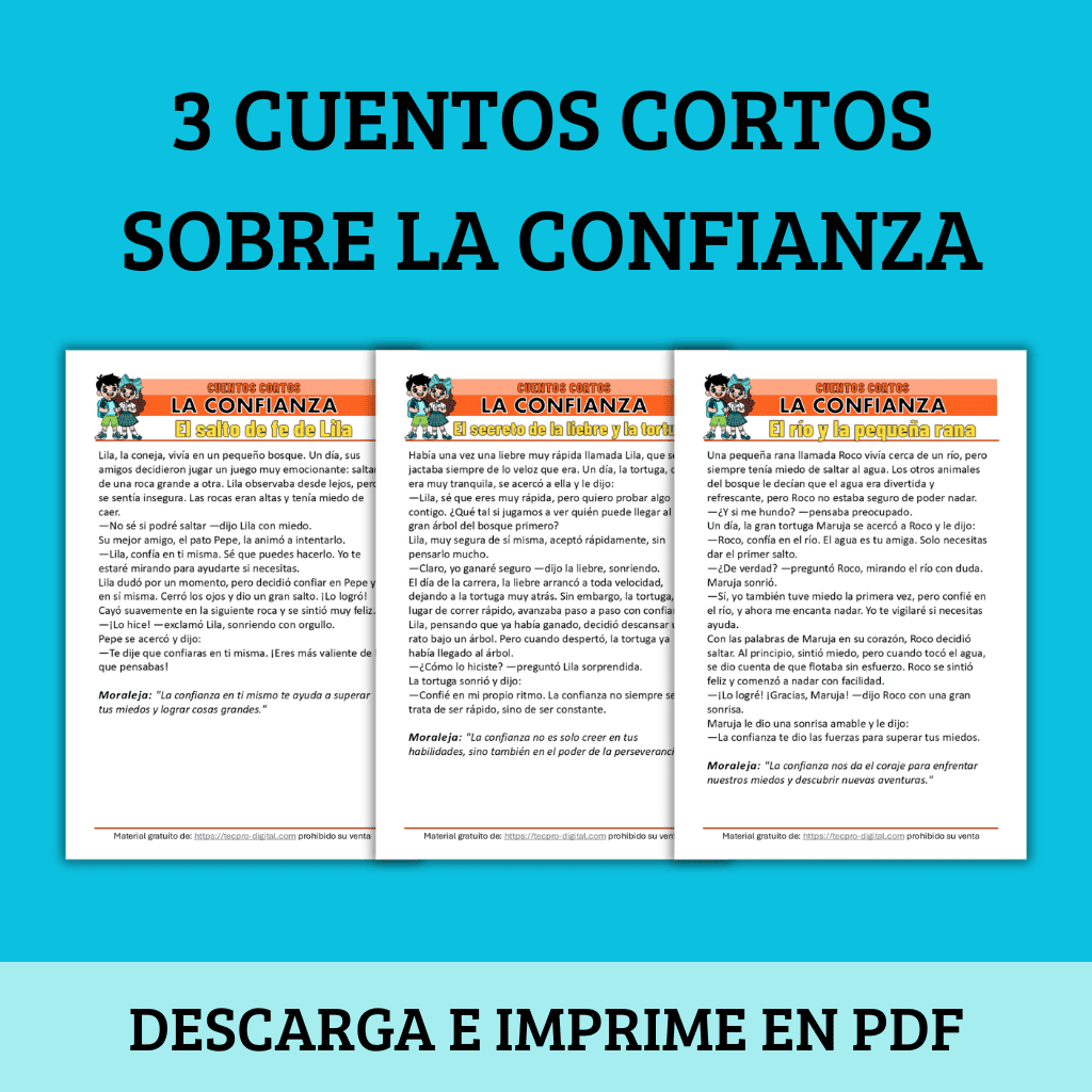 Cuentos sobre la Confianza Lecturas cortas para Primaria