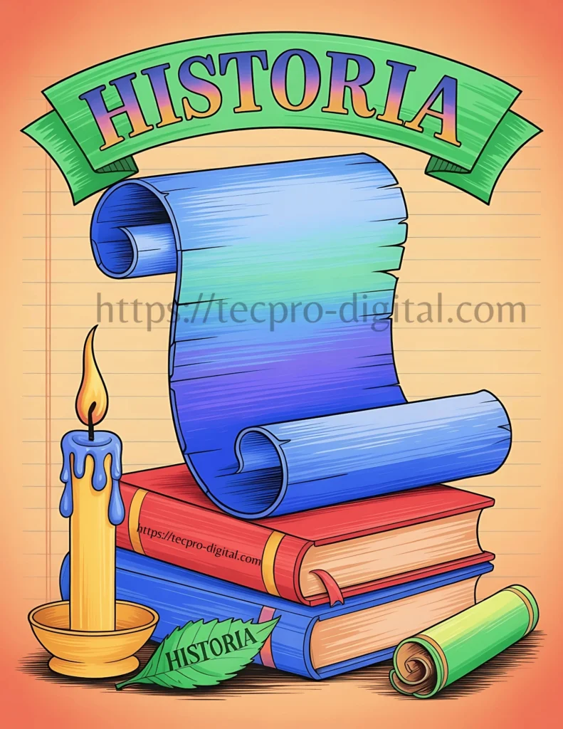 Carátulas de Historia para Cuadernos para Imprimir