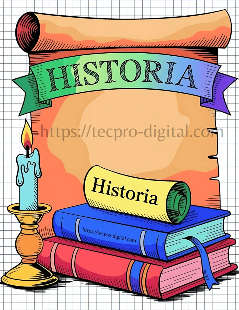 Carátulas de Historia para Cuadernos para Imprimir