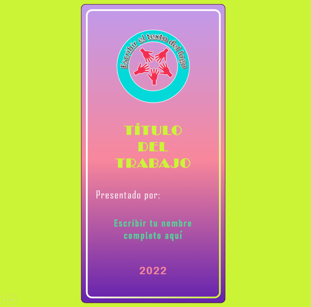 Tríptico animado e interactivo en powerpoint