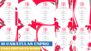 Carátulas UPSJB Editables en Word: Imprime y Ahorra Tiempo