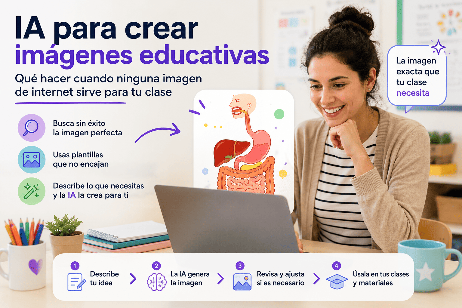 IA Para Crear Imágenes Educativas - Guía para Docentes